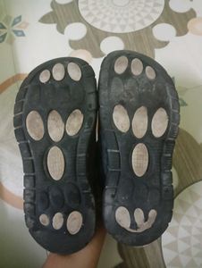 Black and Grey Crocs