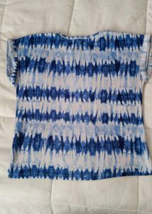 Blue Tye N Dye Top