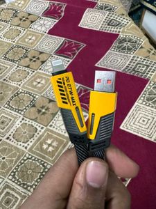 65 Watt 4 In 1 Data Cable With Neon Light
