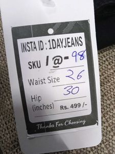 I@98 Size-26 (Sale) Latest Ladies high waist Jeans