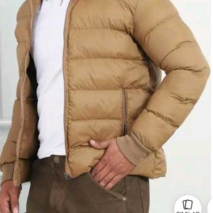 Men's Brown Puffer Jacket