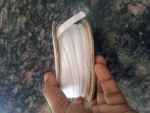 White Elastic Roll