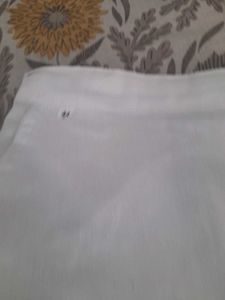 White  And Black Casual Pants