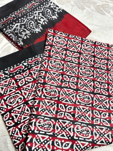 100% COTTON Rajasthani print Unstiched Suit