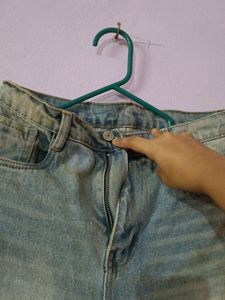 ✨SALE✨Blue Straight Fit Cute Jeans