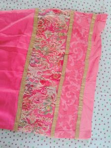 Pink Embroidered Silk Kurta