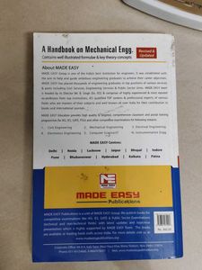 Mechanical Engineering Handbook - ESE, GATE, PSUs