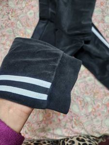 Adidas looklike Velvet Track Pants