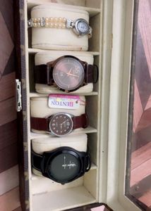 Watch Collection in Display Case
