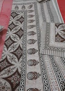 Vintage-Inspired Paisley Print Fabric Double Bed B
