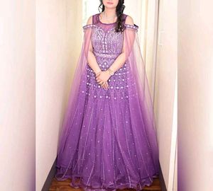 Sale Price Beautiful Lavender Colour Gown
