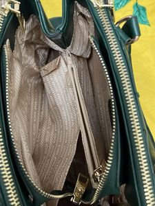 Prada master copy Green Quilted Handbag