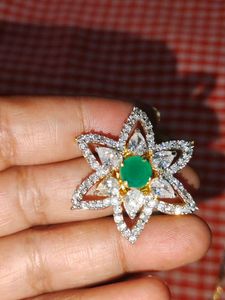 New Faux Necklace, Earrings, Bangles And Ring Se