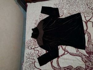 Elegant Brown Velvet Top