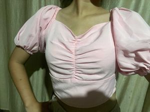 Pink cute top