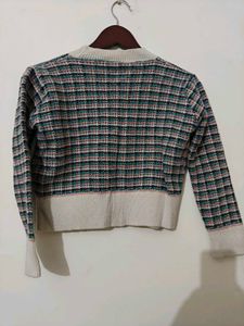 Crop Imported winter sweater