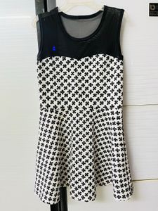 Black & White Clover Dress