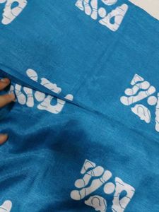 Elegant Blue Silk Saree