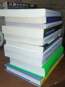 Stacked Self-Help Book Collection