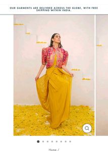 Silk Anarkali Suit With Banarasi Jacket