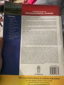 Environmental Studies By C.P Kaushik