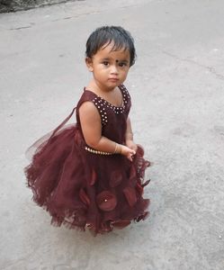 Adorable Brown Tulle Dress - Size Unknown