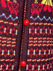 Vintage Patterned Cardigan