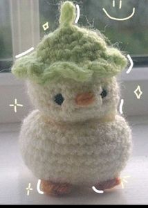 Aesthetic Crocheted Ducky