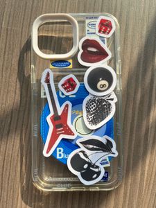 Red Phone Case Stickers