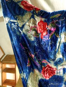 Silk Digital Print Skirt