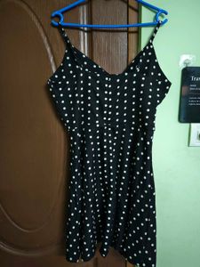 Polka Dot Fit &amp; Flare Dress