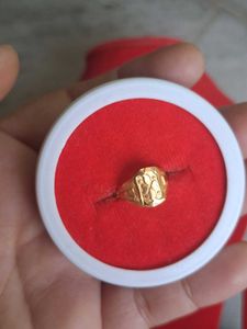 Initial 'Heart shape Gold Ring