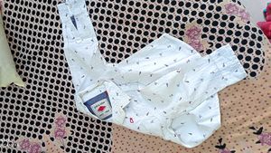 kids branded white shirt