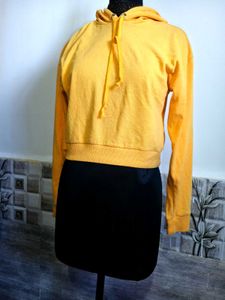 🎁Buy 1, Get 1 Free🎁H&amp;M Yellow  Hoodie Size S/M