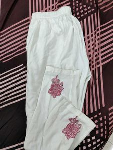 Pink Embroidered Kurta &amp; pants with dupatta