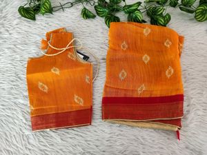 Orange Ethnic Skirt With Blouse ( Girl's)