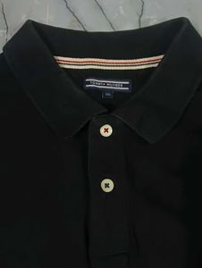 Tommy Hilfiger Black Polo Shirt 💎