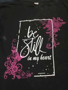 Beautiful Black Graphic Print Tee