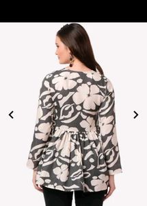 Floral Print Long Sleeve Top