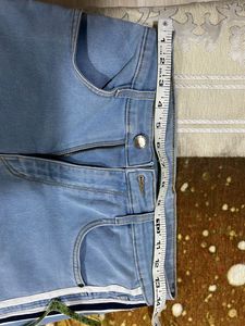 Women Sportking Flared Denim Waist 30 Stretchable