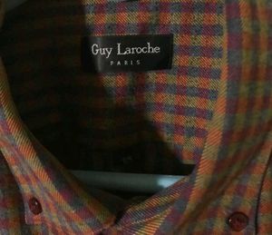 Vintage Guy Laroche Paris Button Down Shirt