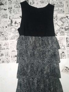 Tiered Animal Print Dress