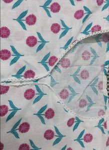 Paisley Print Long Sleeve Short Kurti Combo