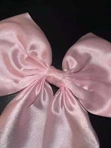 Baby Pink Bow Hair Clip