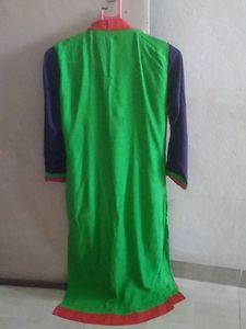 Colorful Embroidered Tunic Dress