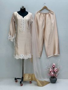 🆕️🆕️DESIGNER HEAVY TOP PLAZZO SUIT SET