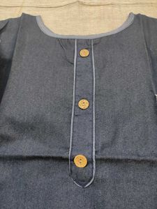 New, Soft Denim Look Top