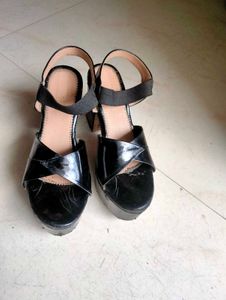 Black Platform Heels