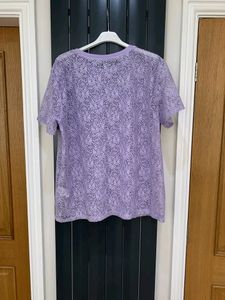 Atmosphere Purple Lace Top Size 16 (42-44Inches)