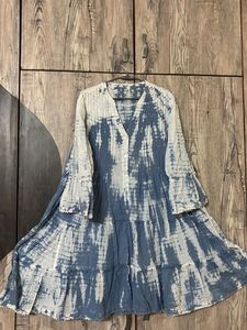 Blue Tie For Single Price Dress Cum Top